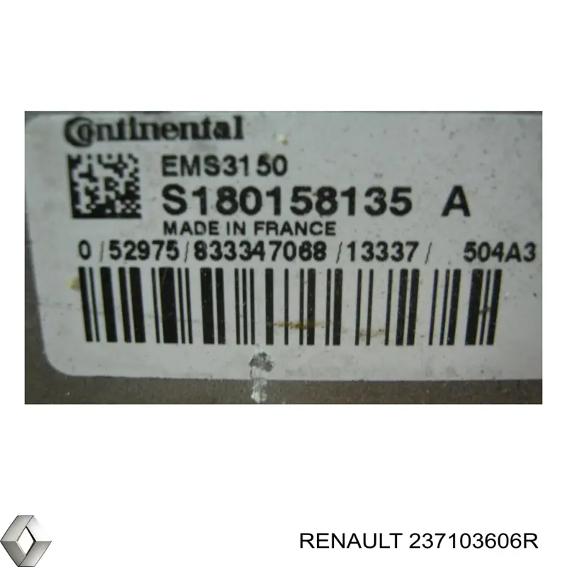 ЭБУ двигателем Renault (RVI) 237103606R цена, от 183.27 USD