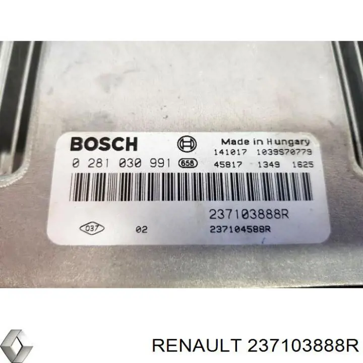 Купить 237103888R Renault (RVI) Электронный блок управления двигателем