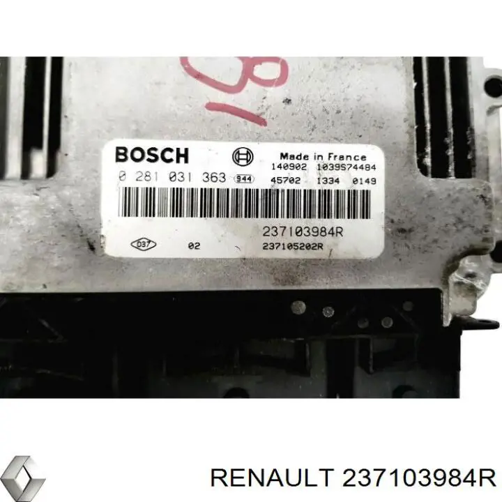 0281031363 Renault (RVI) Мозги двигателя