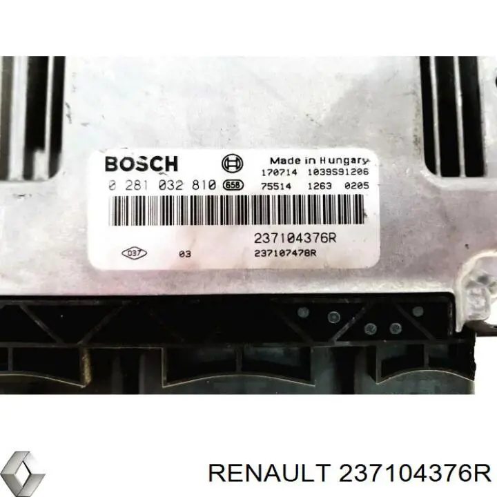 237104376R Renault (RVI) Мозги двигателя