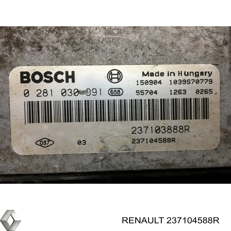 237104588R Renault (RVI) Мозги двигателя