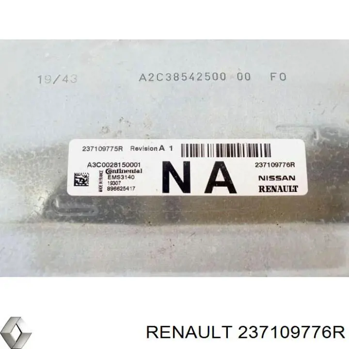 ЭБУ двигателем Renault (RVI) 237109776R цена, от 163.05 USD