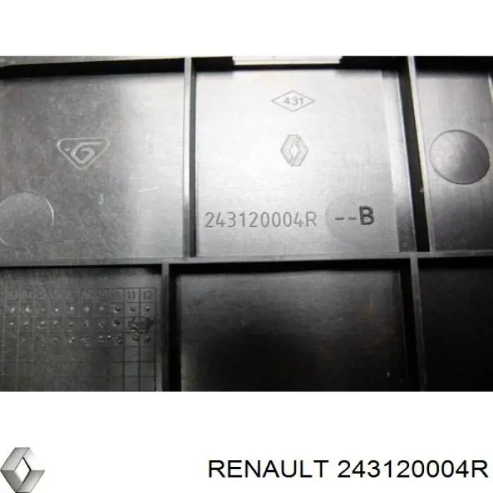 243120004R Renault (RVI) tampa de unidade de dispositivos de segurança