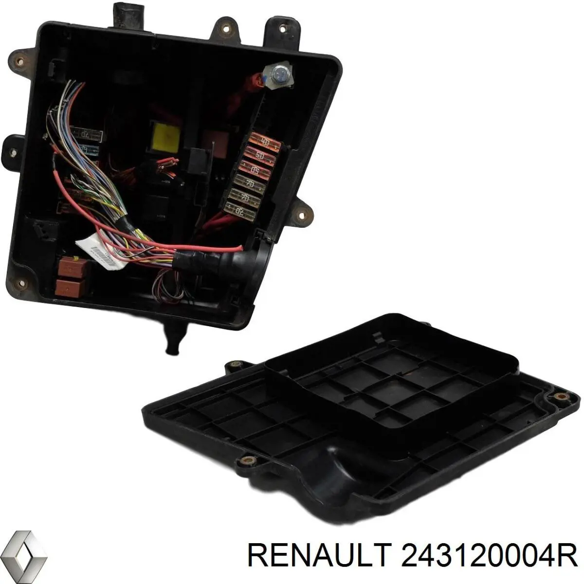Крышка блока предохранителей Renault (RVI) 243120004R цена, от 11.84 USD