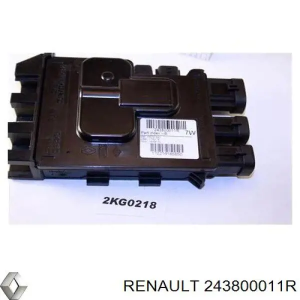 Módulo (Centralina eletrônica) de controlo da PILHA para Renault Megane (DZ0)