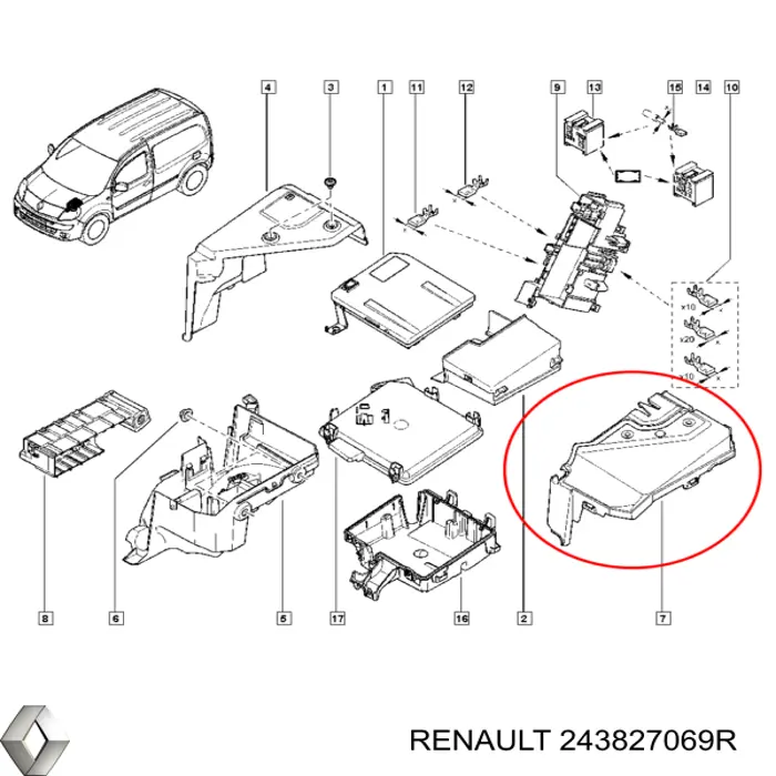  243827069R Renault (RVI)