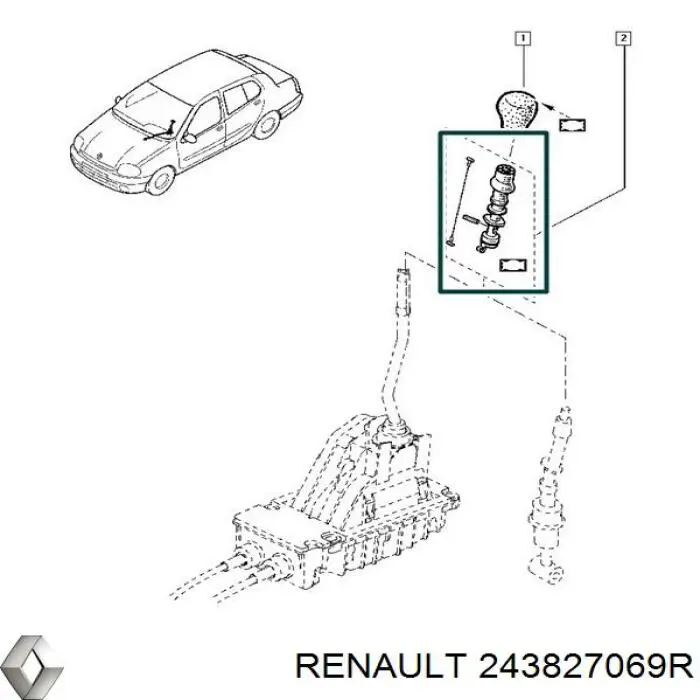 Купить 243827069R Renault (RVI) 