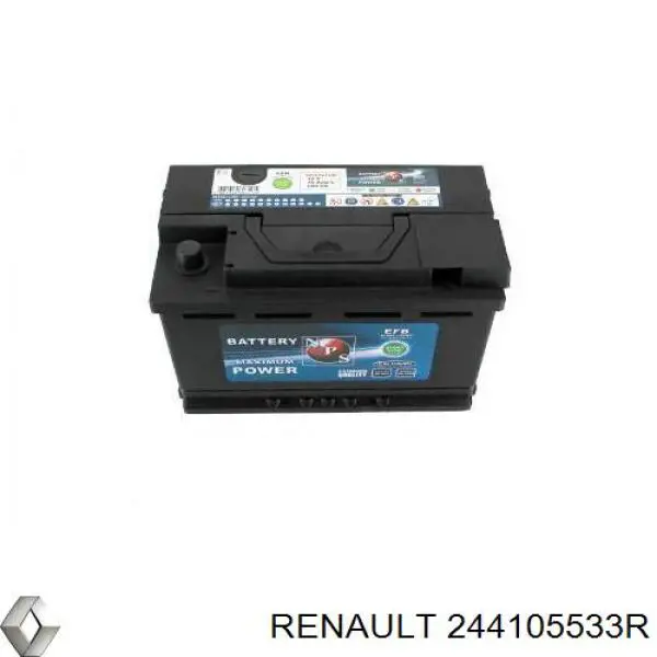 Купить 244105533R Renault (RVI) Батарея аккумуляторная
