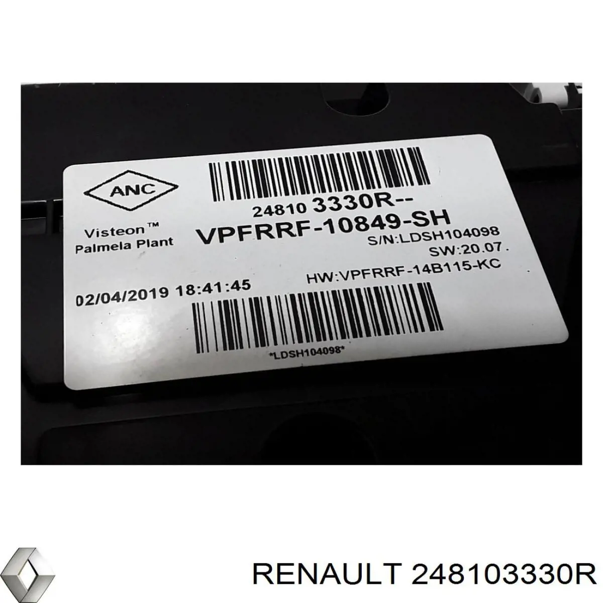 Приборная доска (щиток приборов) Renault (RVI) 248103330R цена, от 36.64 USD