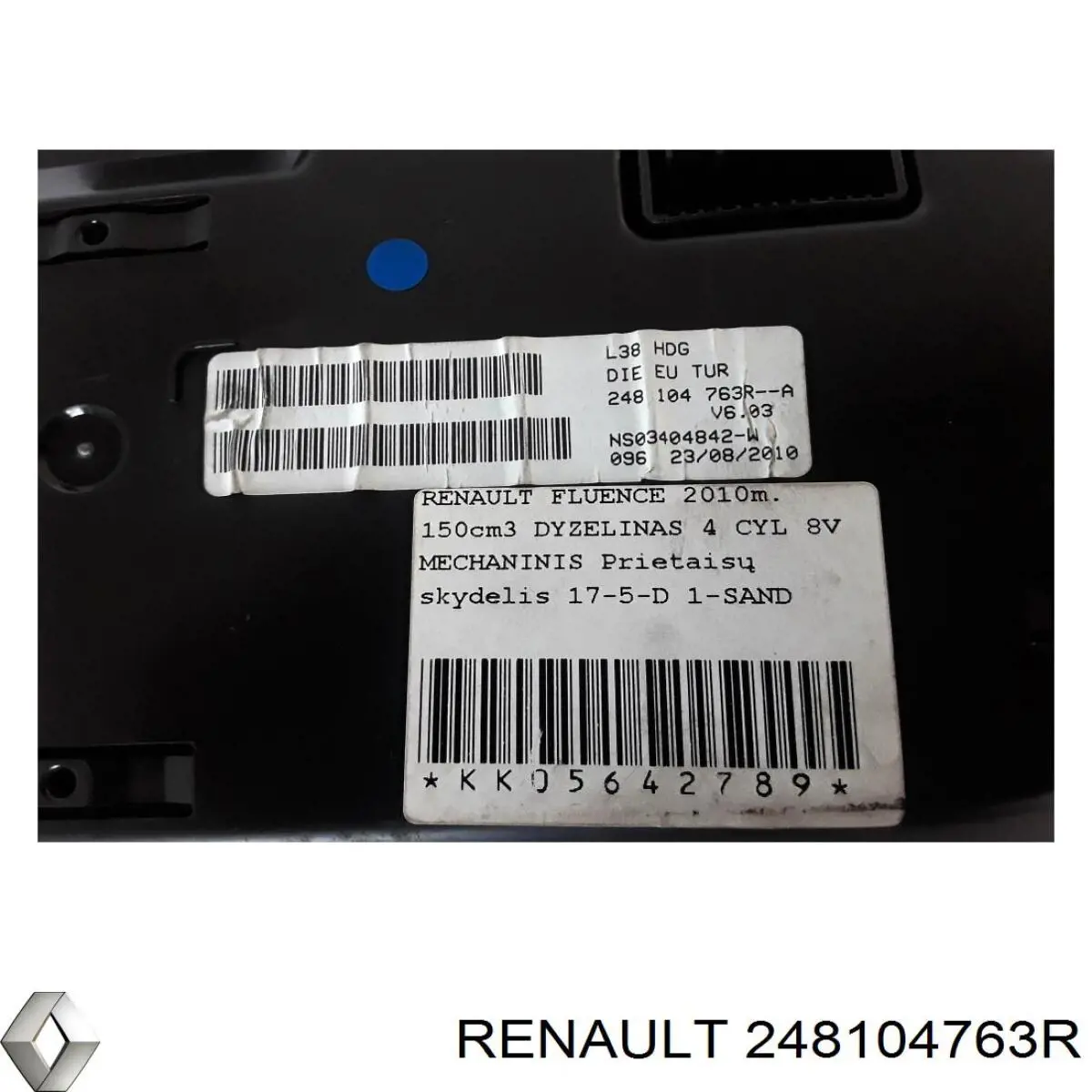 Приборная доска (щиток приборов) Renault (RVI) 248104763R цена, от 70.46 USD