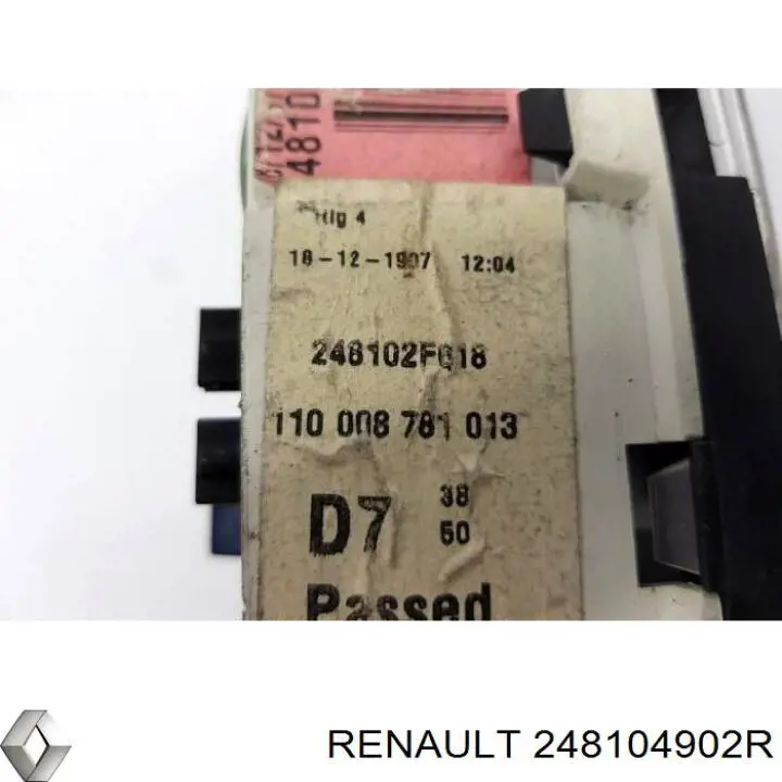 Приборная доска Renault (RVI) 248104902R