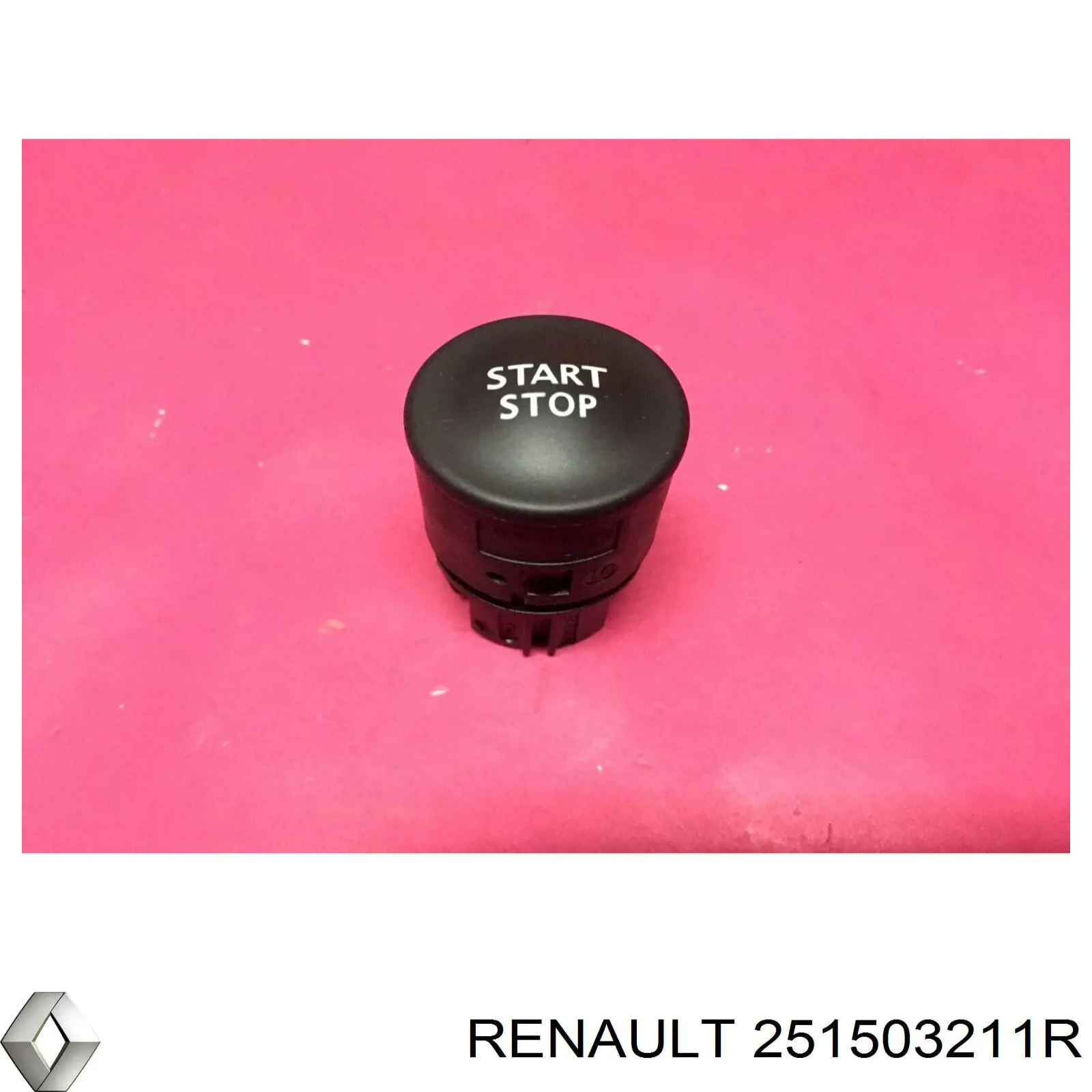 Кнопка запуска двигателя на Renault Fluence L3