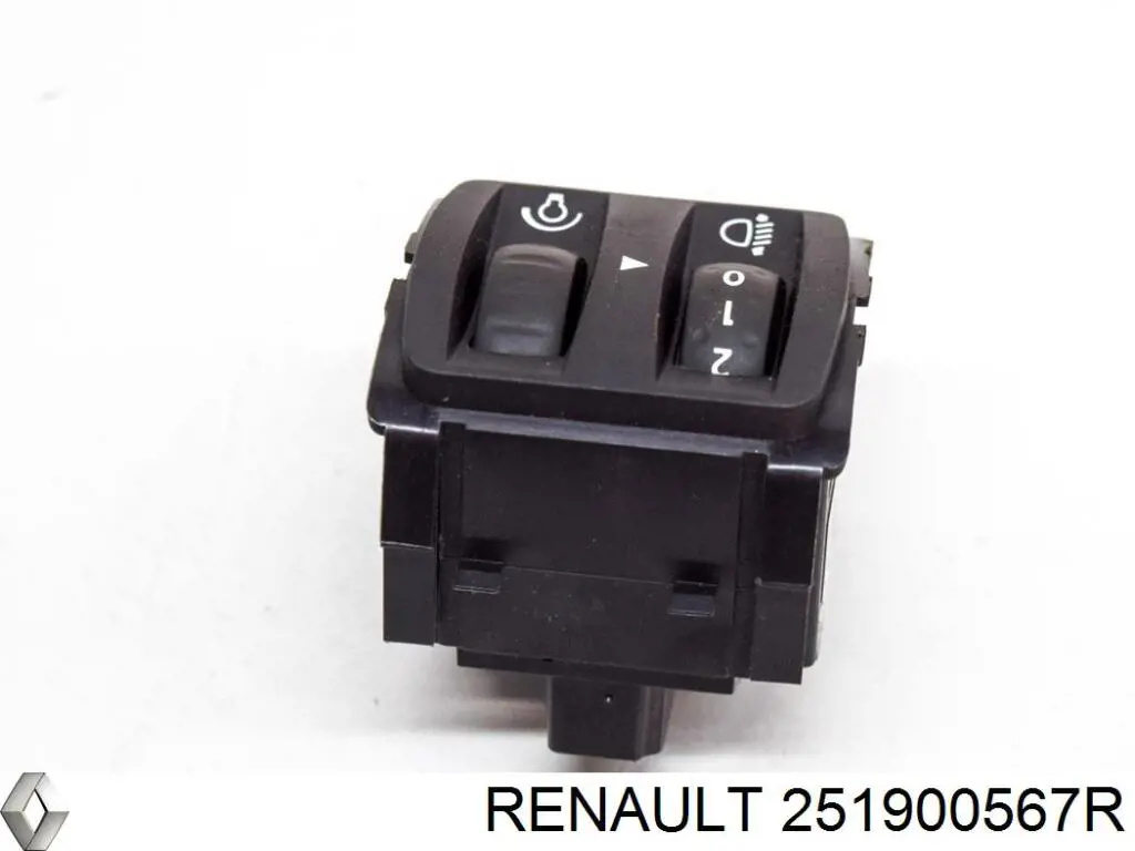 Кнопка (регулятор) корректора фар Renault (RVI) 251900567R цена, от 5.36 USD