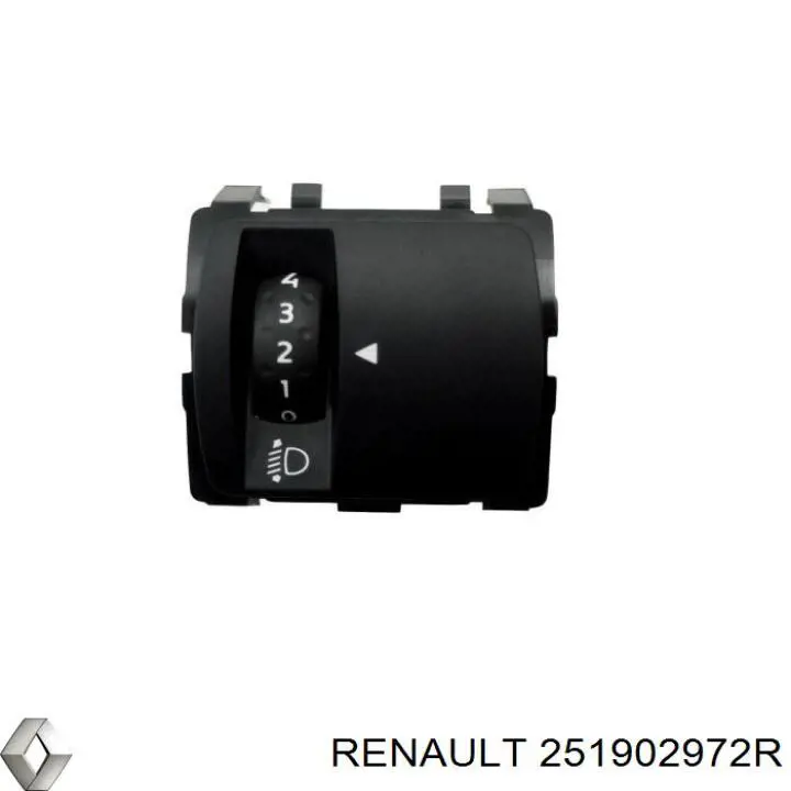 Кнопка (регулятор) корректора фар 251902972R Renault (RVI)