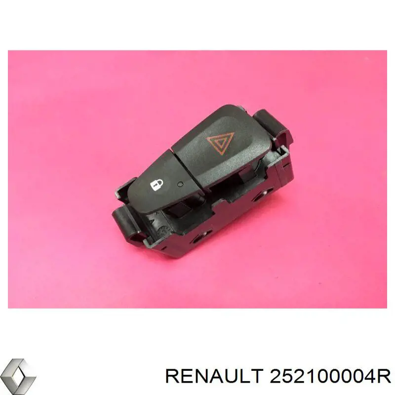 Кнопка аварийного сигнала Renault (RVI) 252100004R цена, от 6.33 USD