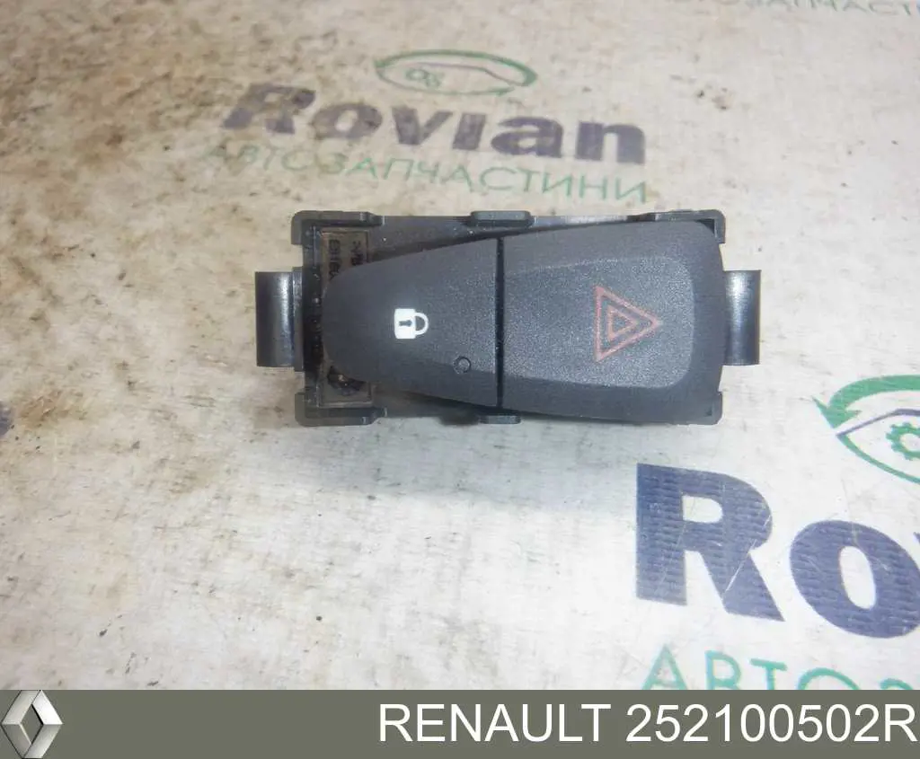 Кнопка аварийного сигнала Renault (RVI) 252100502R цена, от 5.58 USD