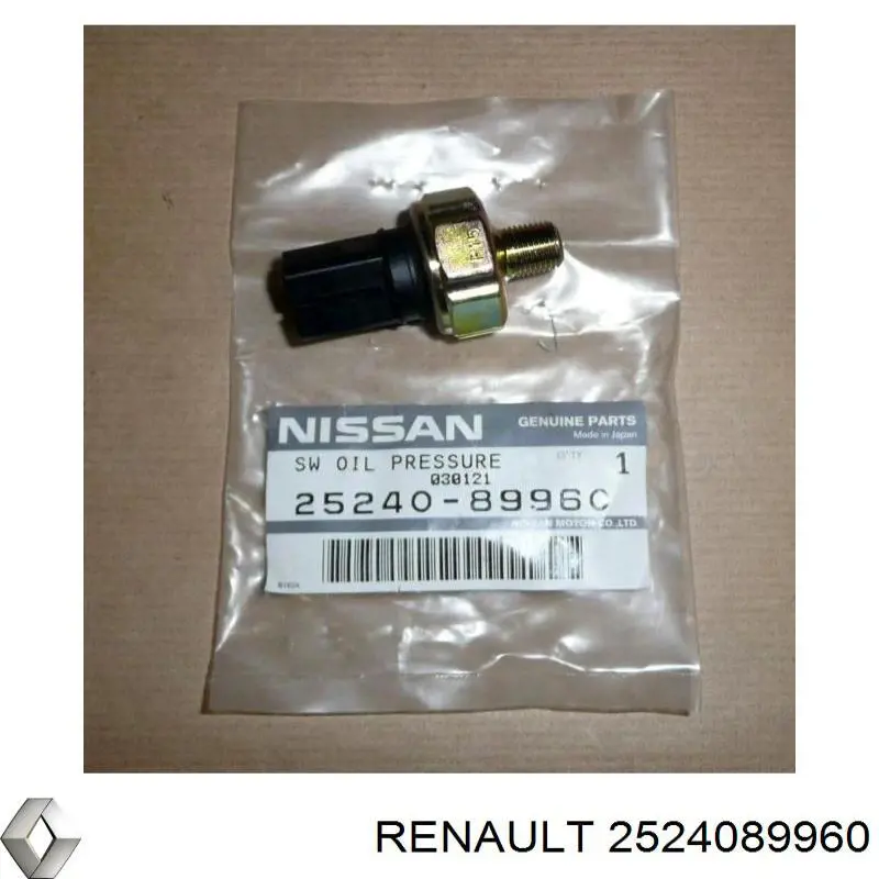 Indicador, presión del aceite 2524089960 Renault (RVI)