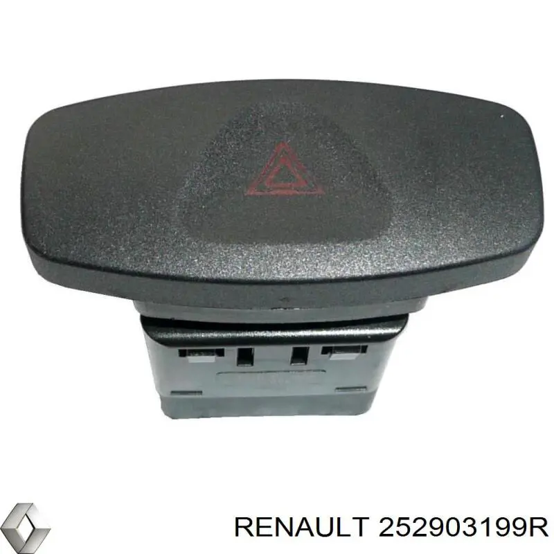 252903199R Renault (RVI) botão de ativação do sinal de emergência