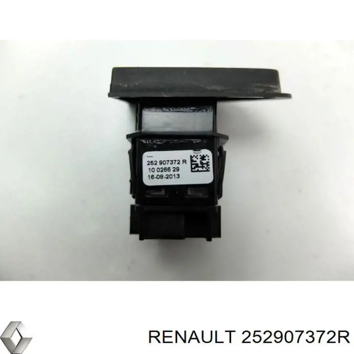 252907372R Renault (RVI) botão de ativação do sinal de emergência