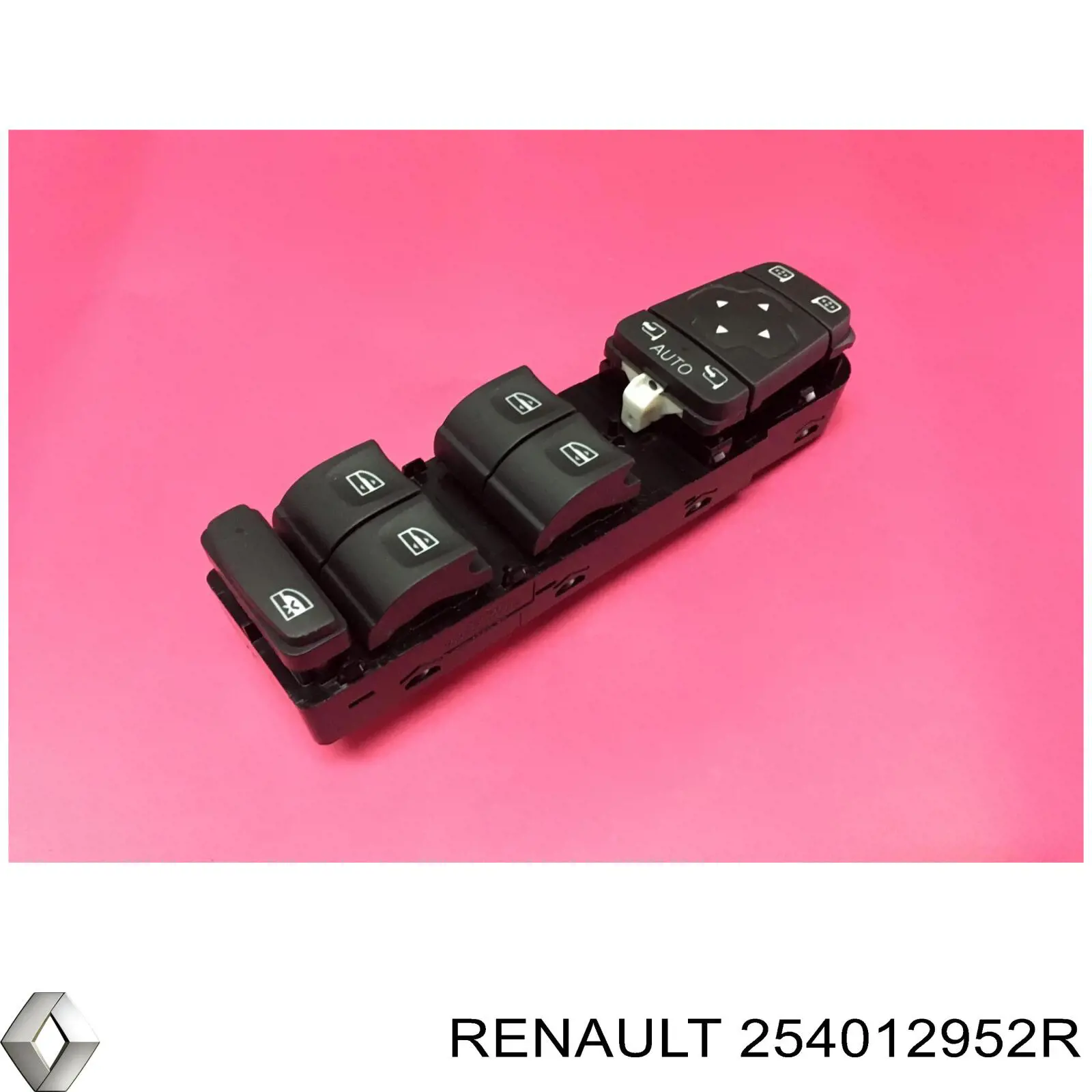 Кнопочный блок управления стеклоподъемником передний левый 254012952R Renault (RVI)