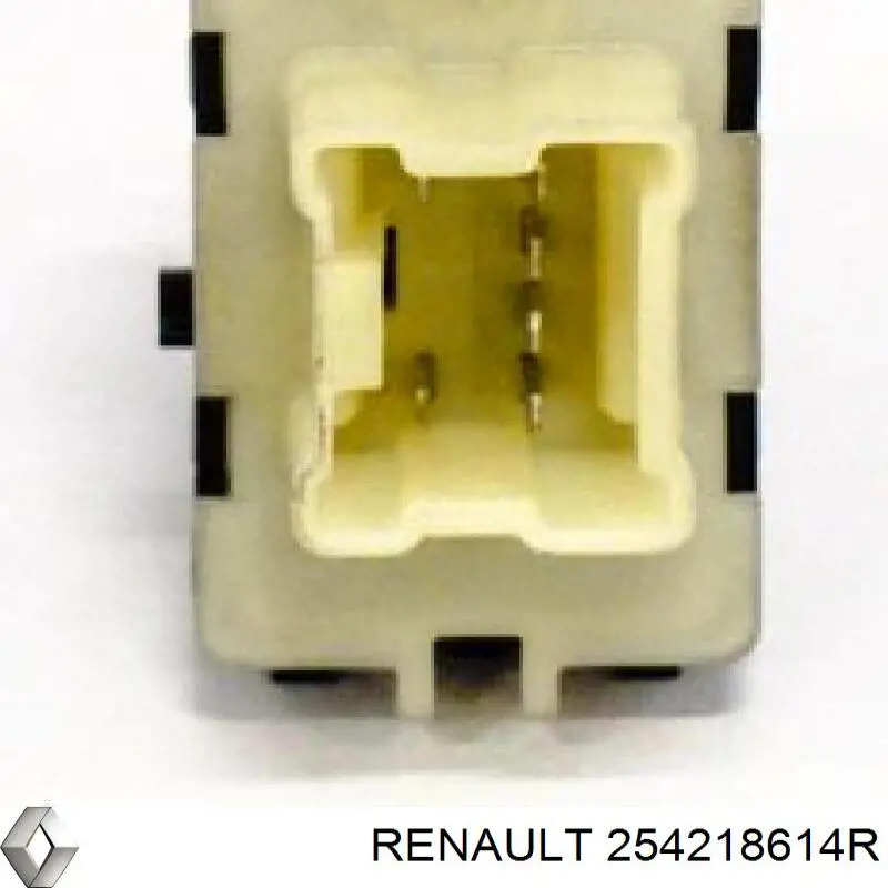 Botón de encendido, motor eléctrico, elevalunas, puerta delantera derecha 254218614R Renault (RVI)