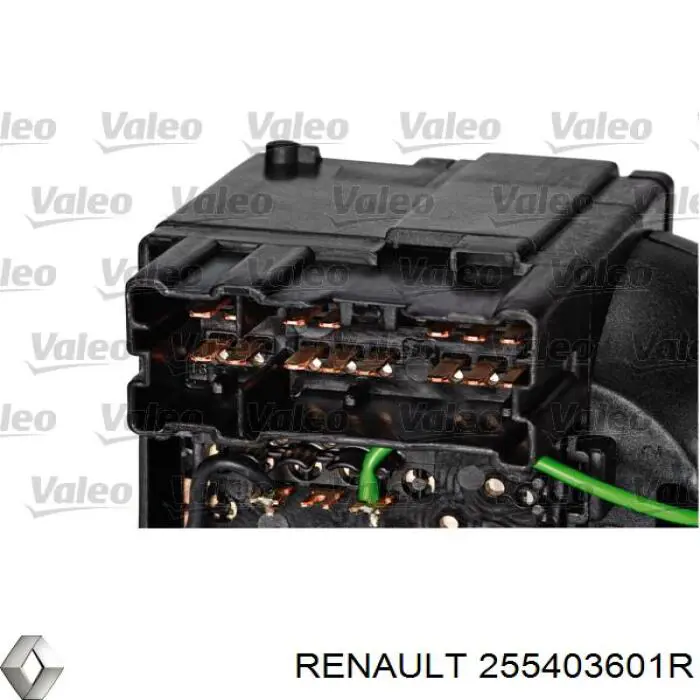 255403601R Renault (RVI) comutador esquerdo instalado na coluna da direção