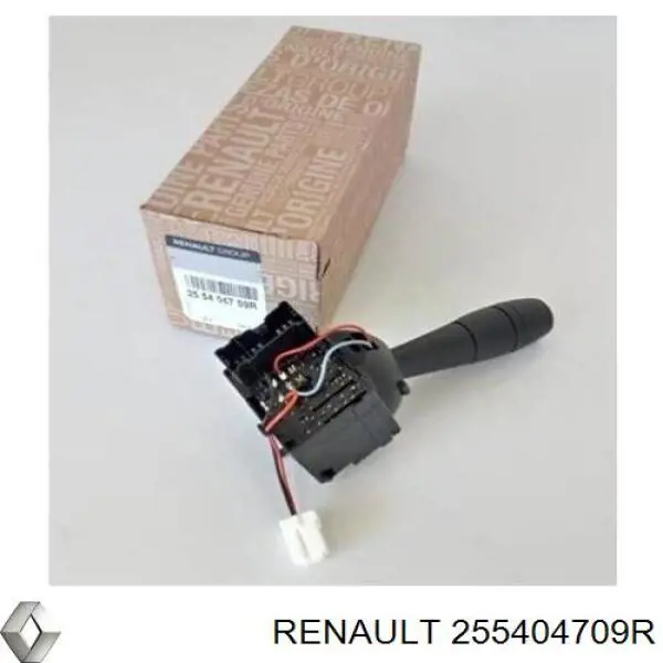 255404709R RENAULT Conmutador en la columna de dirección izquierdo original y equivalente