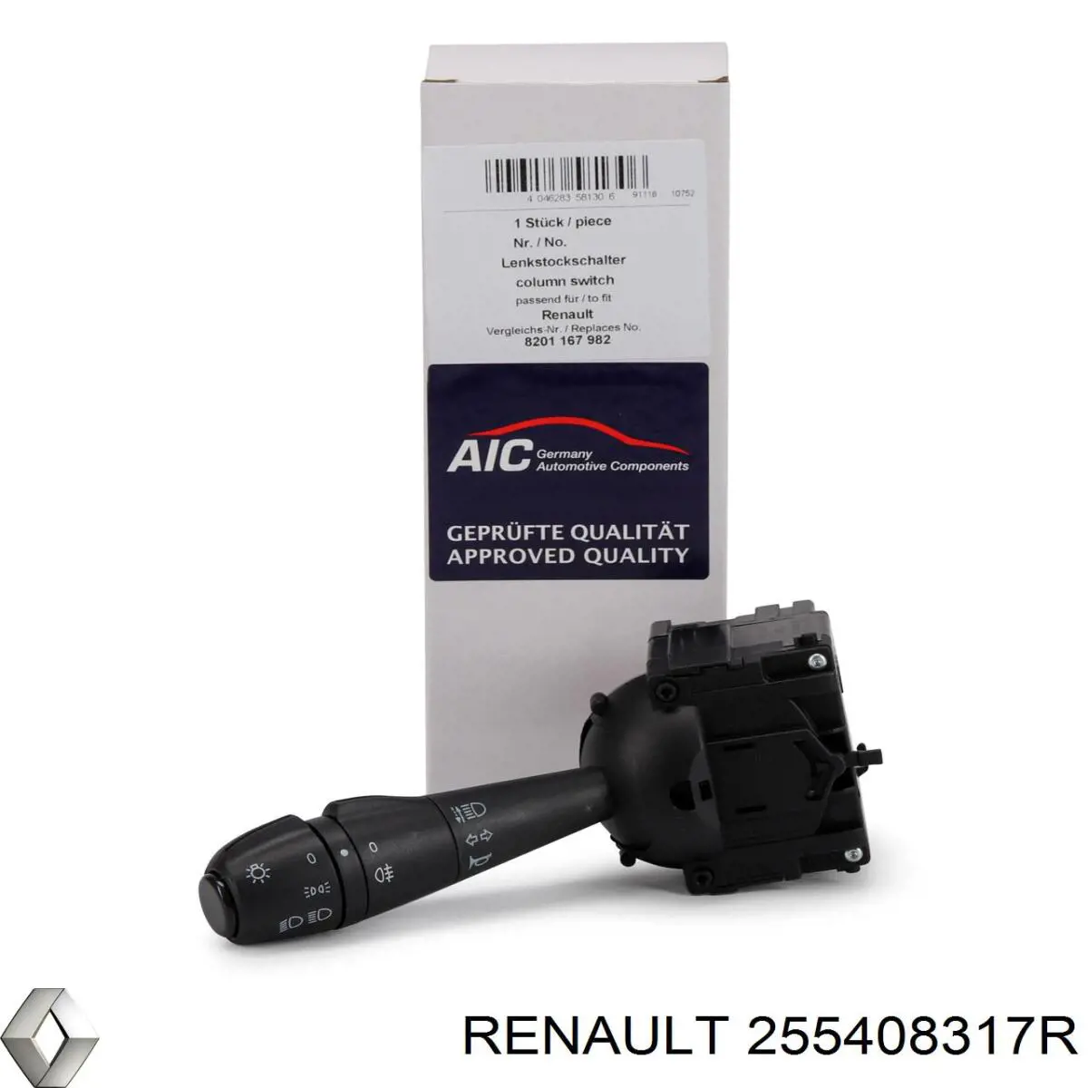 Купить 255408317R Renault (RVI) Левый подрулевой переключатель