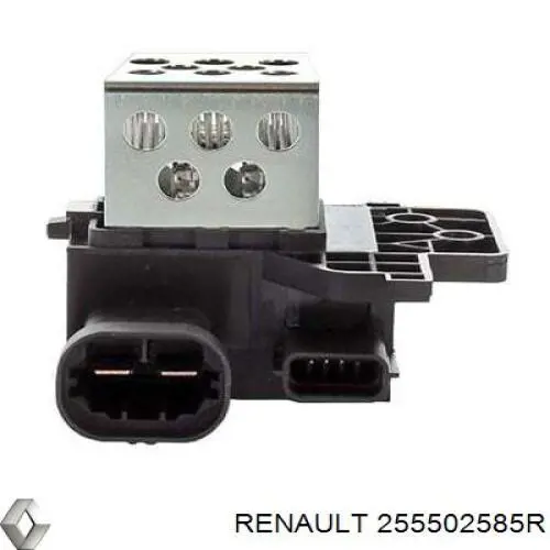 255502585R Renault (RVI) regulador de revoluções de ventilador de esfriamento (unidade de controlo)