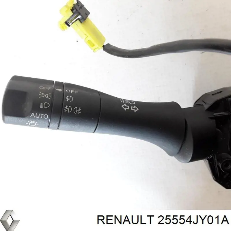 25554JY01A Renault (RVI) anel airbag de contato, cabo plano do volante