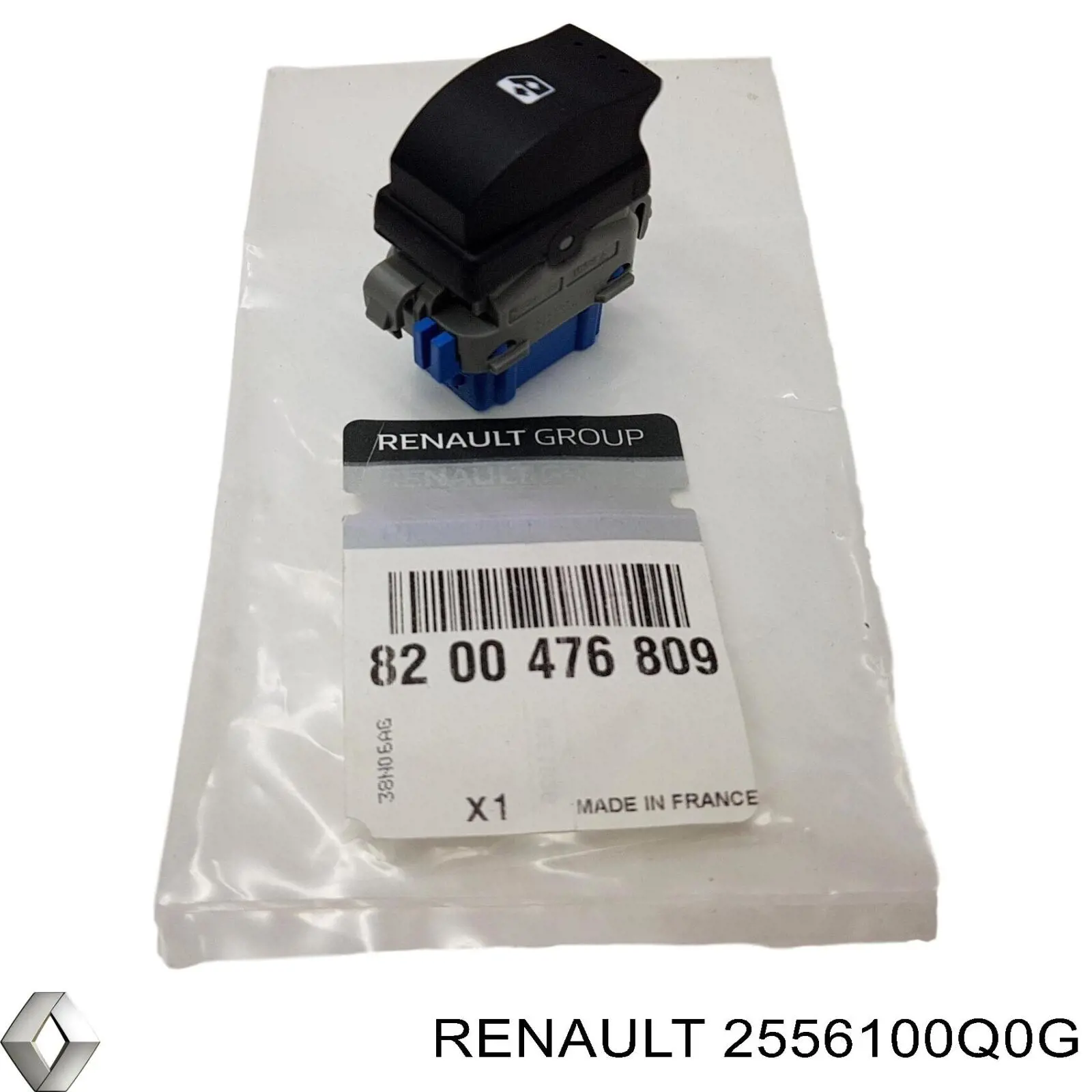 Кнопка включения мотора стеклоподъемника передняя правая Renault (RVI) 2556100Q0G цена, от 6.52 USD