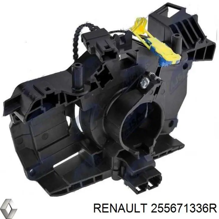 255671336R Renault (RVI) comutador instalado na coluna da direção, parte central