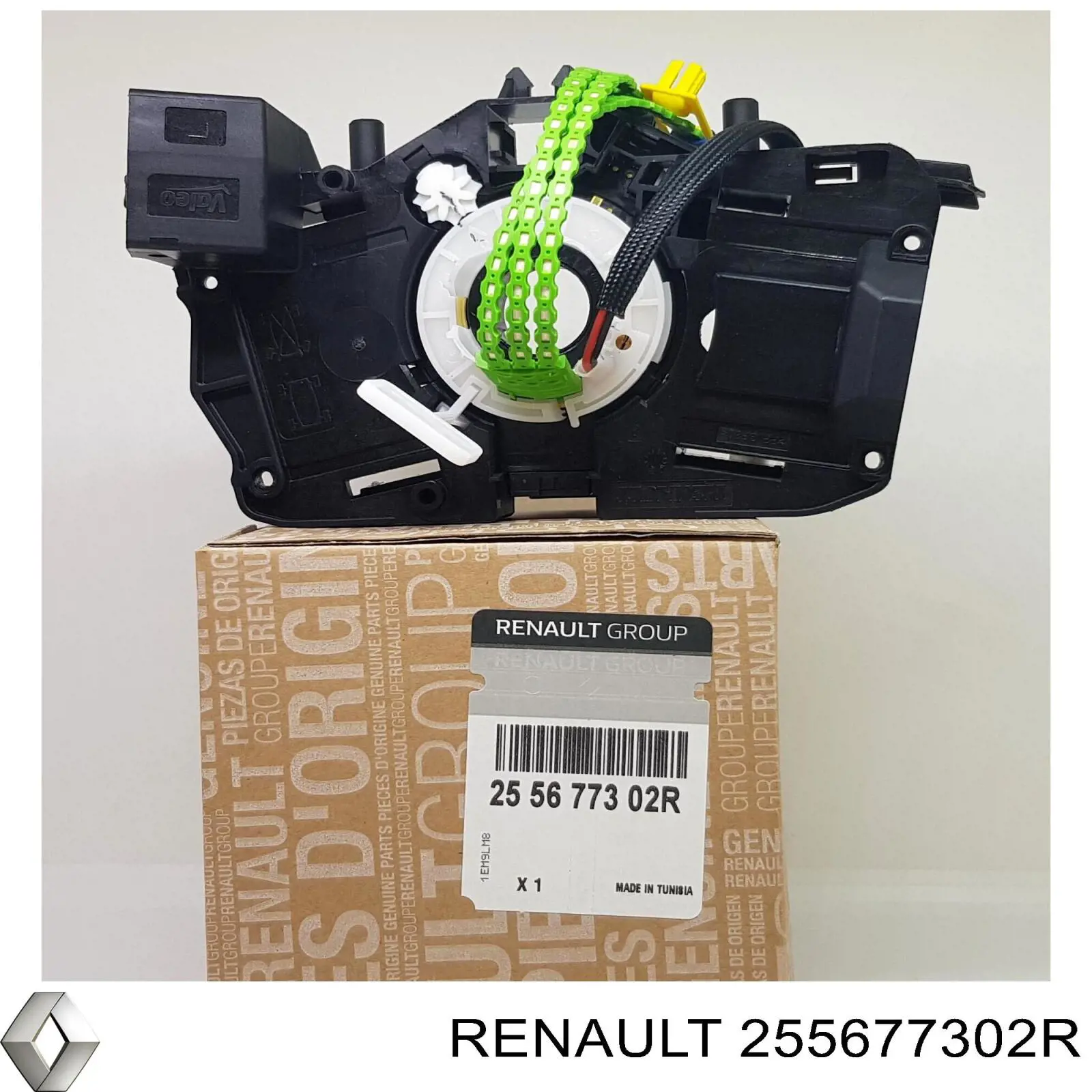 Контактное кольцо подушки безопасности Renault (RVI) 255677302R цена, от 108.51 USD