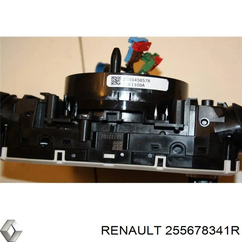 255678341R Renault (RVI) comutador instalado na coluna da direção, montado