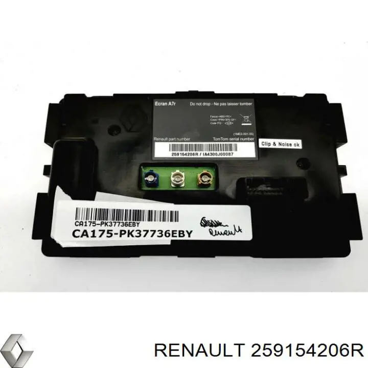 259154206R Renault (RVI) mostrador multifuncional