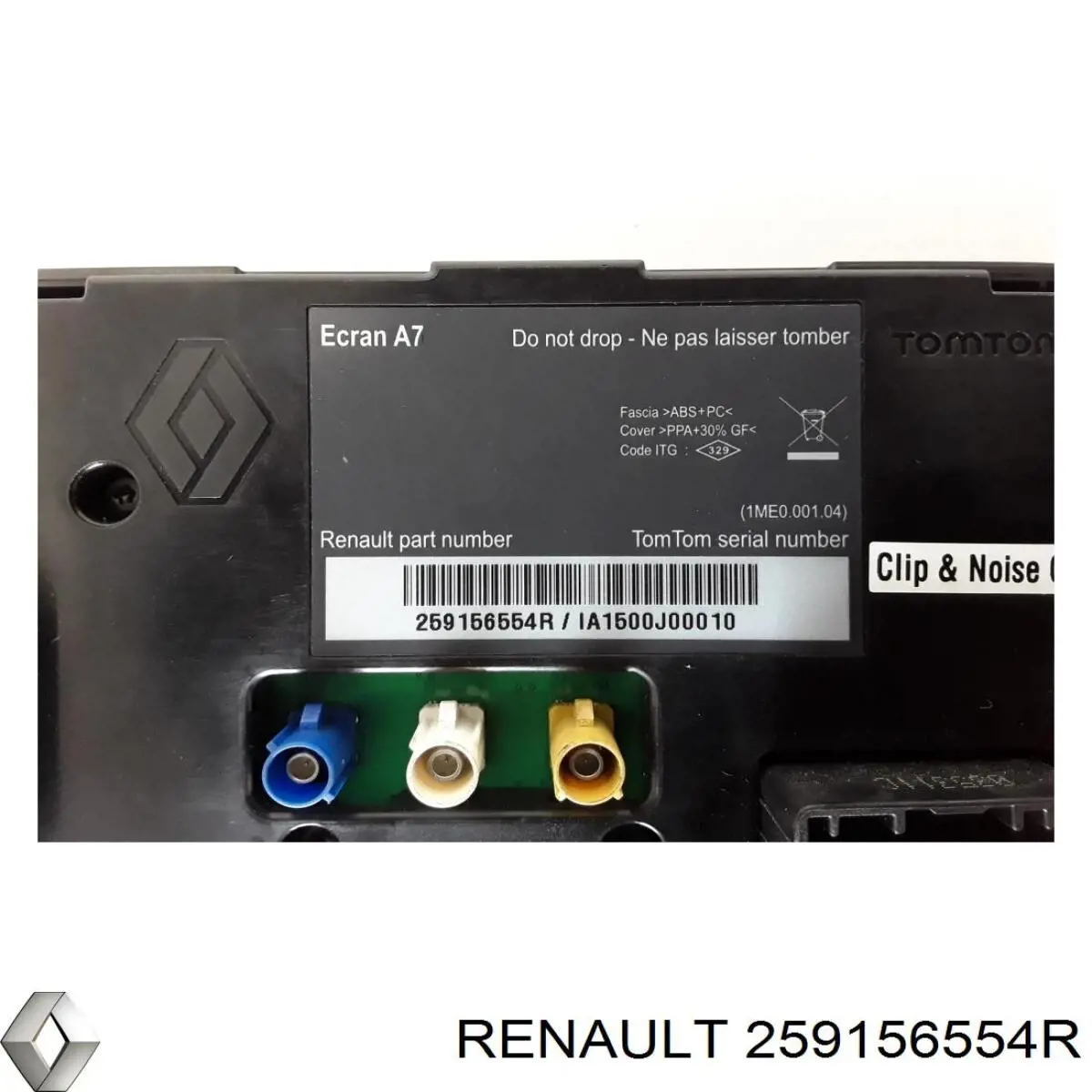 Дисплей многофункциональный 259156554R Renault (RVI)