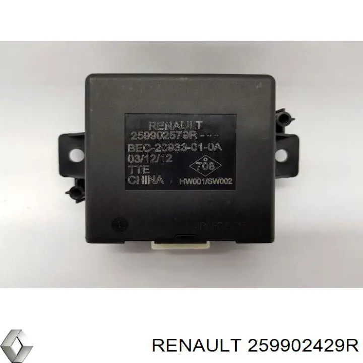 259902579R Renault (RVI) módulo de direção (centralina eletrônica de sensor de estacionamento)