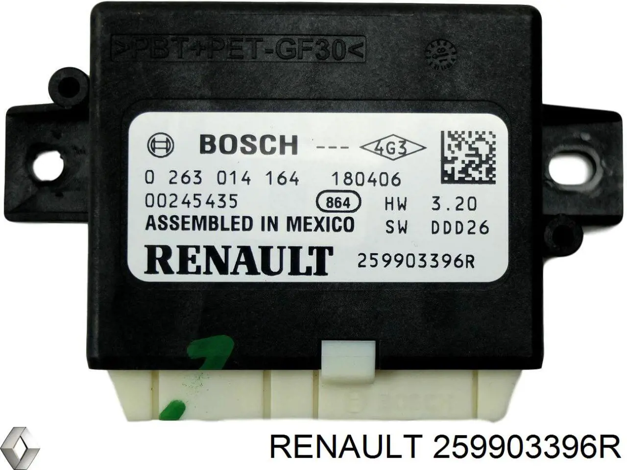 259903396R Renault (RVI) módulo de direção (centralina eletrônica de sensor de estacionamento)