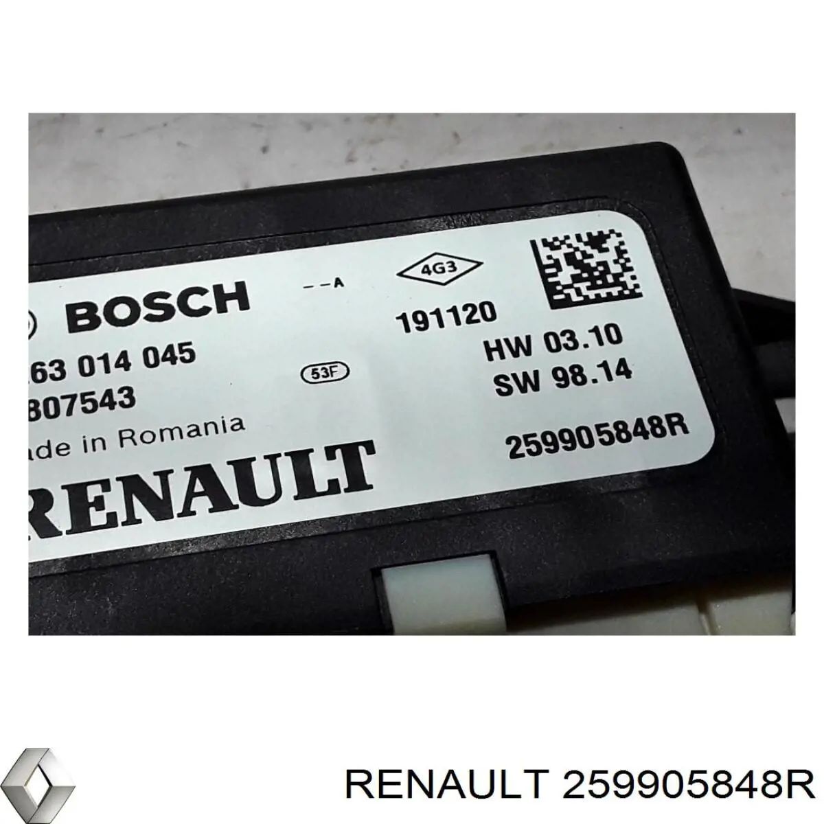 Купить 259905848R Renault (RVI) Модуль управления парктроником