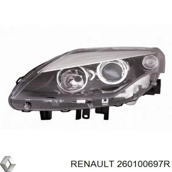Правая блок фара Renault (RVI) 260100697R цена, от 97.51 USD