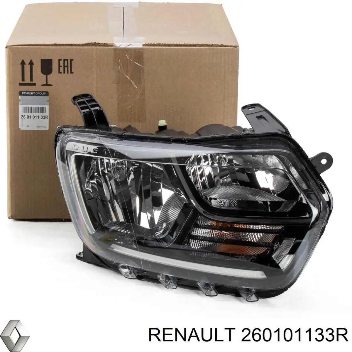 Фара правая 260101133R Renault (RVI)