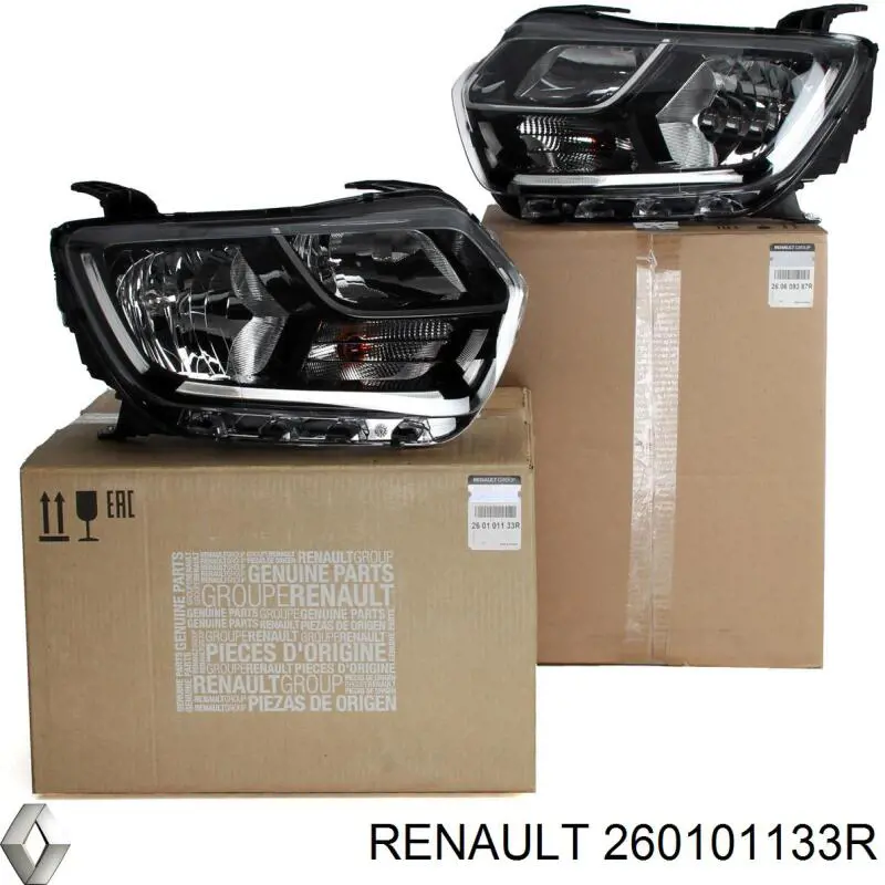 Правая блок фара Renault (RVI) 260101133R цена, от 154.84 USD