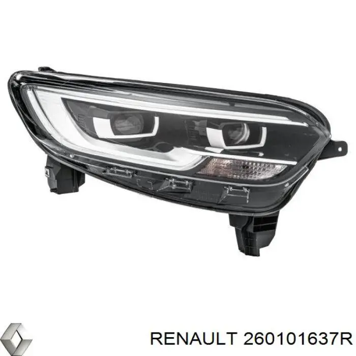 Фара левая Renault (RVI) 260101637R цена, от 481.43 USD