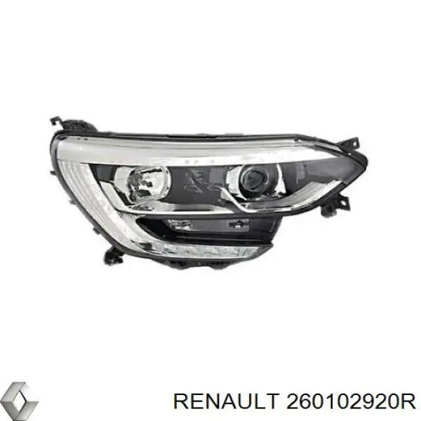 Luz direita para Renault Megane (LV)