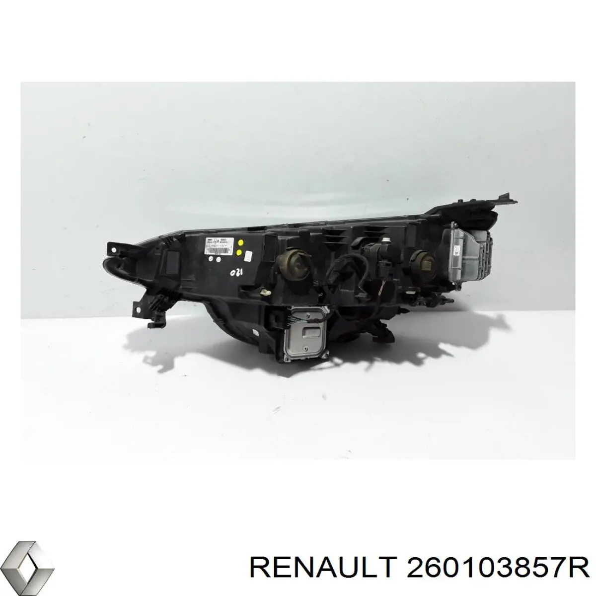 Правая фара 260103857R Renault (RVI)