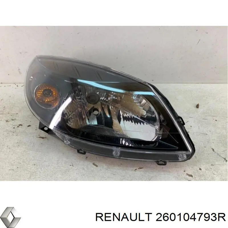 Правая блок фара Renault (RVI) 260104793R цена, от 88.90 USD