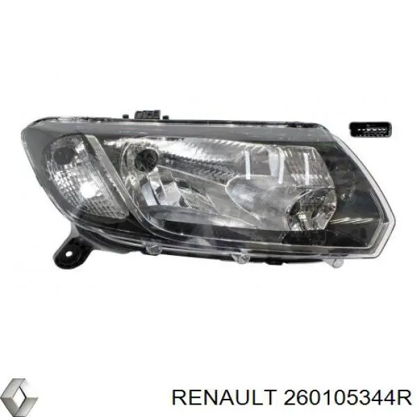 Правая блок фара Renault (RVI) 260105344R цена, от 93.33 USD