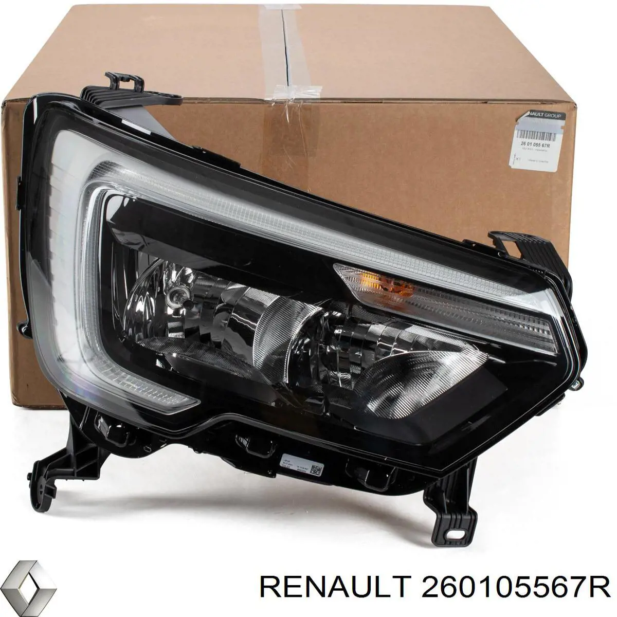 Фара правая 260105567R Renault (RVI)