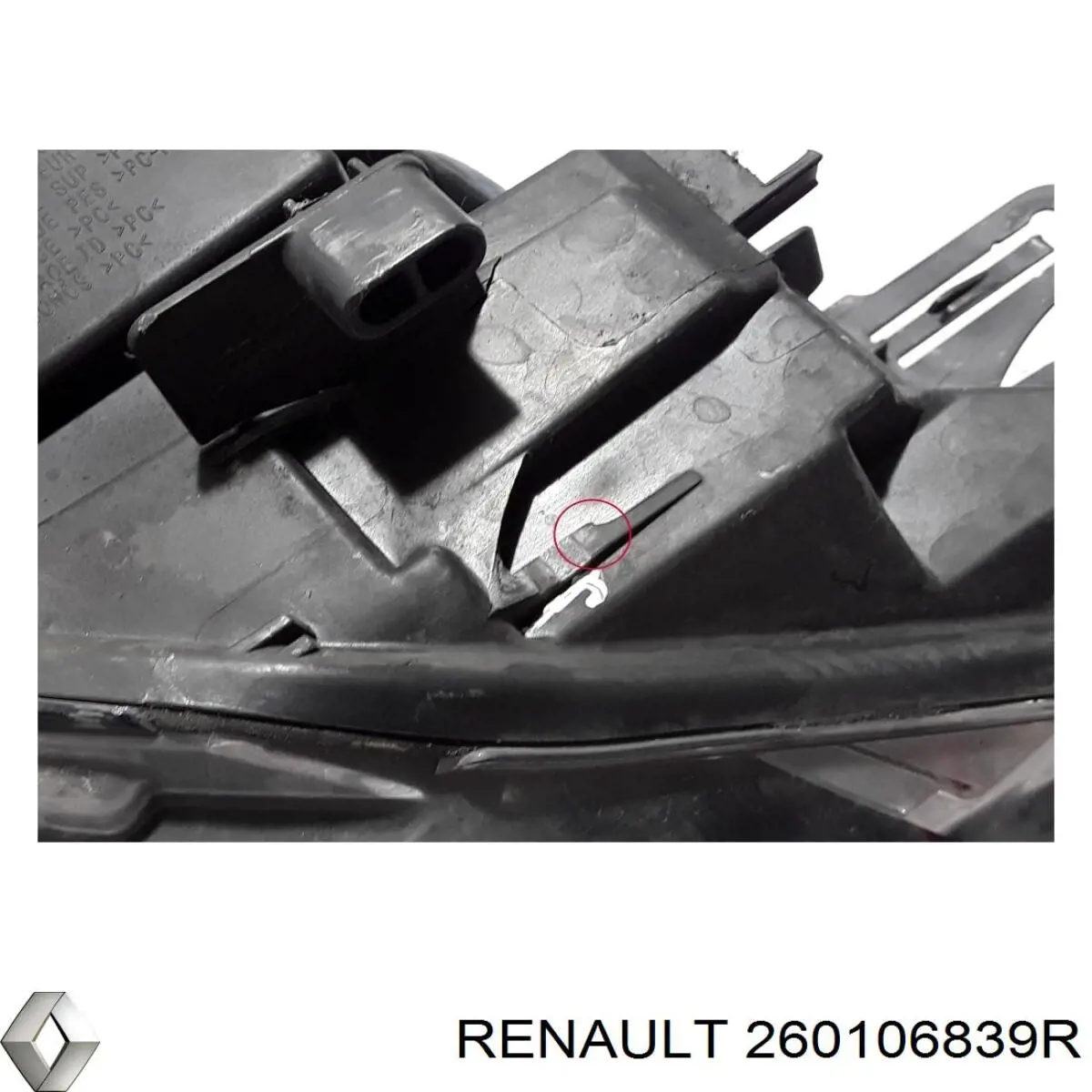 Правая блок фара Renault (RVI) 260106839R цена, от 282.49 USD