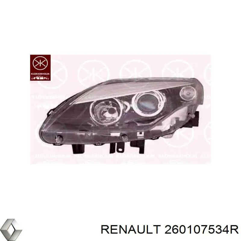 260107534R Renault (RVI) фара правая